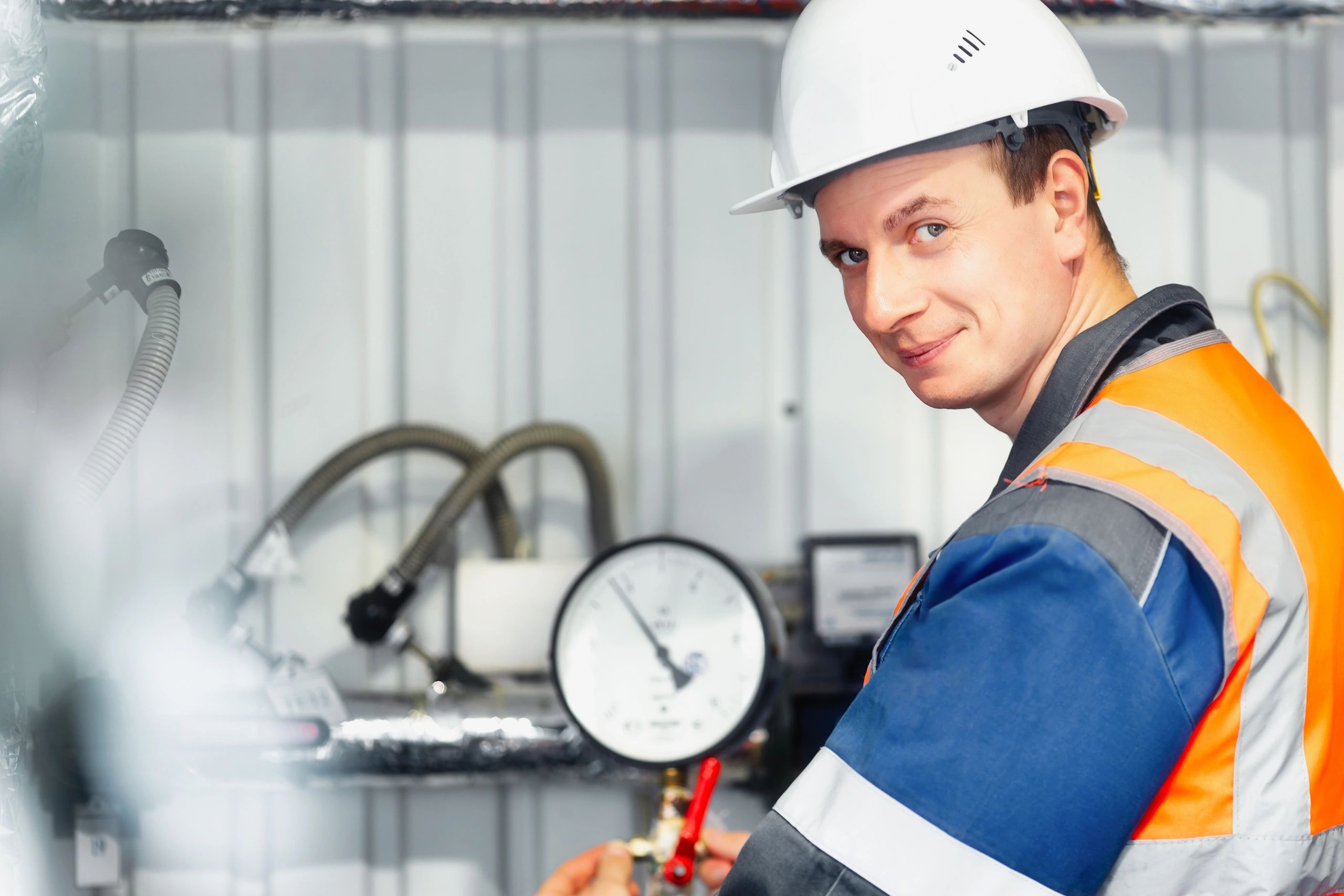 Industrial maintenance professional portrait